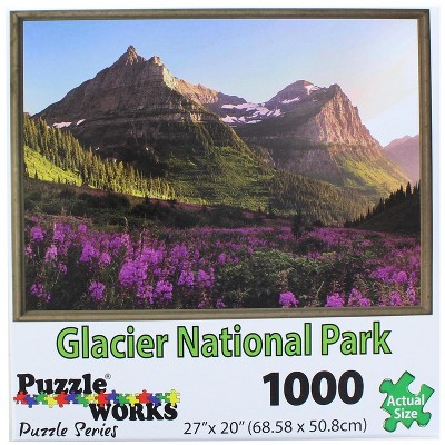 PuzzleWorks 1000 Piece Jigsaw Puzzle | Glacier Park