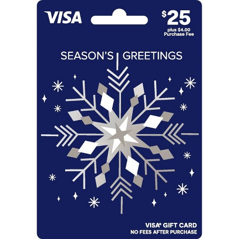 Visa Holiday Gift Card 25 4 Fee Target - festive gift code roblox