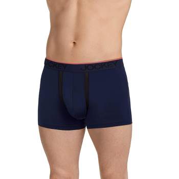 Jockey Men's Underwear Sport Stability Pouch Microfiber 6 Boxer Brief,  Beach Bonfire, S at  Men's Clothing store