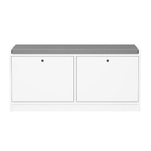 VYNXARIA Shoe Storage Bench with Cushion - Entryway Organizer, Cabinet & Shoe Rack for Hallway, Living Room, Bedroom - 1 of 4