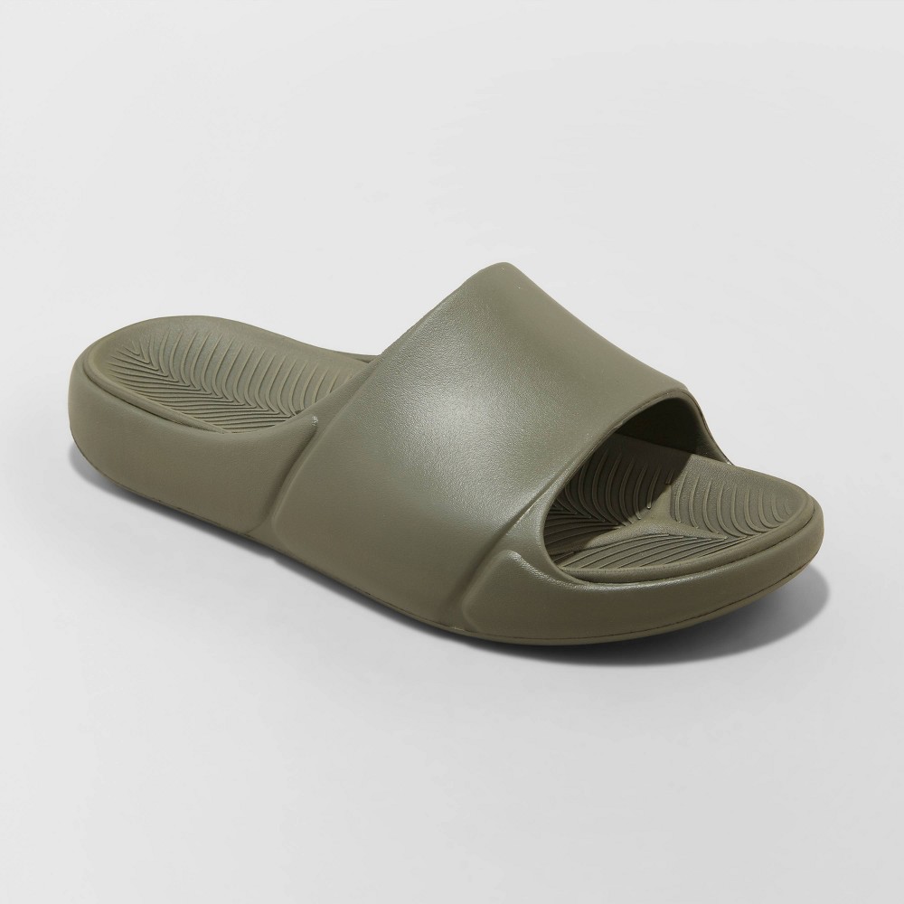 Men's Mason Slide Sandals - All in Motion™ Green 12