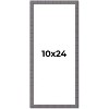 PosterPalooza | Panoramic Textured Grey Picture Frame - UV Acrylic, Foam Board Backing, Hanging Hardware - 2 of 4