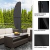 Nature Spring Offset Outdoor Umbrella Cover - Heavy-Duty Waterproof Protection for Banana Frame Umbrellas - 3 of 4