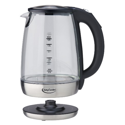 Chefman 1.8l Glass Electric Kettle - Silver : Target