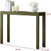 Kings Brand Furniture Russel Console Table - Modern Entryway Sofa Table, Behind The Couch, Hallway, Living Room - 2 of 4