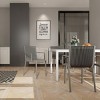 Set of 4 All-Weather Outdoor Armchairs with Comfortable Backrest, All-PP Patio Accent Chairs for Indoor & Outdoor Use – The Pop Home - 2 of 4