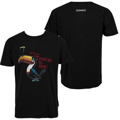 Adult Guinness Are You Toucan To Me Black Tee Shirt