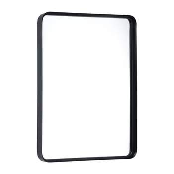 Flash Furniture Ava Metal Deep Framed Wall Mirror - Large Accent Mirror for Bathroom, Entryway, Dining Room, & Living Room