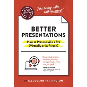 The Non-Obvious Guide to Better Presentations - (Non-Obvious Guides) by  Jacqueline Farrington (Paperback) - 1 of 1