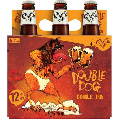 Flying Dog Double Dog Double IPA Beer - 6pk/12 fl oz Bottles