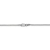Black Bow Jewelry 1.1mm, 14k White Gold, Solid Box Chain Necklace - 4 of 4