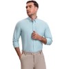 INSPIRE CHIC Men's Stripes Long Sleeved Button Down Business Dress Shirts - 2 of 4