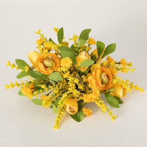 Sullivans Artificial 5.75" Ranunculus Orb , Yellow - 1 of 3