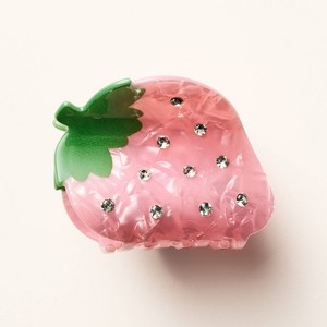 Strawberry Claw Hair Clip - kate spade new york x Target™ Pink - 1 of 3