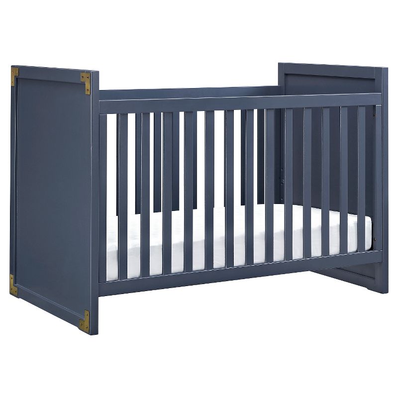 Baby Relax Georgia Campaign Crib - Blue, 1 of 11