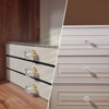 Unique Bargains Crystal Cabinet Knobs with Screw for Cupboard Wardrobe 2 Pcs - 4 of 4