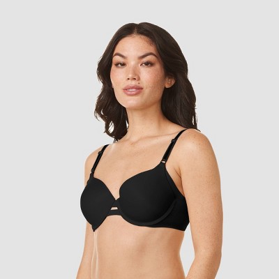 Simply Perfect By Warner's Women's Underarm Smoothing Underwire Bra Ta4356  - 36c Black : Target