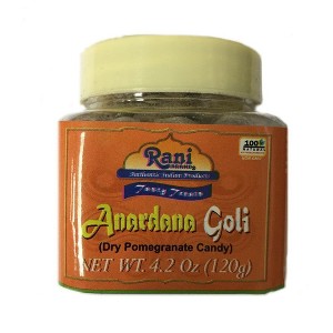 Anardana Goli (Dry Pomegrante Candy) - 4.2oz (120g) - Rani Brand Authentic Indian Products - 1 of 3