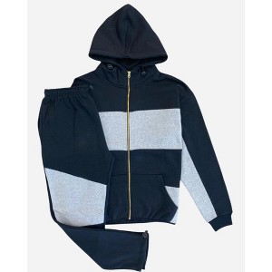 Men’s Stylish Fleece Fashion hoodie Jogging Suit with matching pant - 1 of 4