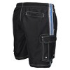 Falcon Bay Men's Rick's Cafe Cargo Pocket Side Panel Swim Trunk - 2 of 3