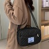 Hachikiko Women’s Quilted Crossbody Sling Bag - Lightweight One-Strap Chest Purse for Daily Use - 2 of 4