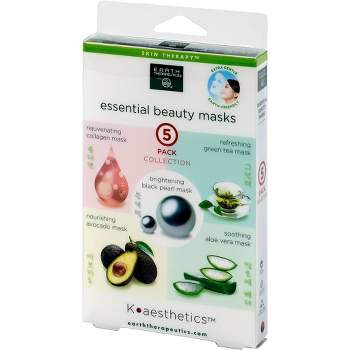 Earth Therapeutics Essential Beauty Assorted Mask - 5pk