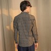 Campus Sutra Men Men's Olive Brown Tartan Plaid Shirt - 4 of 4