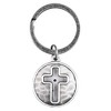 Dicksons KC-810 Mustard Seed Cross Brushed Pewter Finish 1 x .75 Inch Zinc Alloy Fob Holder Keychain Ring Accessory - 2 of 2
