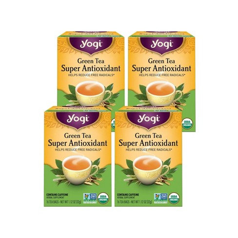 Yogi Tea - Green Tea Super Antioxidant - 64 Ct, 4 Pack : Target