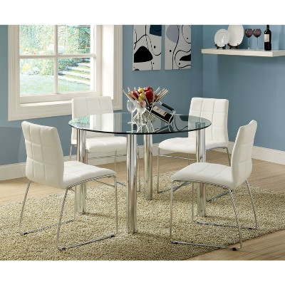 Set of 2 Aneston Square Gridded Leatherette Side - HOMES: Inside + Out