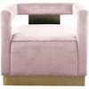Meridian Furniture,Armani Velvet Accent Chair - 4 of 4