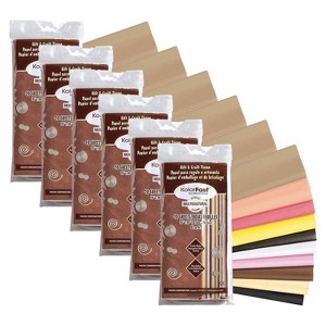 KolorFast® Multi-Cultural Tissue Assortment, 10 Assorted Colors, 20" x 30", 20 Sheets Per Pack, 6 Packs - 1 of 1