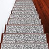 Sussexhome Leaves Collection Non-Slip Carpet Stair Treads, 9" X 28" - 2 of 4