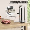 VEVOR Sausage Stuffer, 5LBS/3L Capacity, 304 Stainless Steel Vertical Sausage Stuffer, Sausage Filling Machine with 3 Stuffing Tubes, Silver - 3 of 4