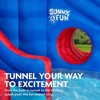 Sunny & Fun Inflatable Kids Backyard Water Slide Park w/Slides & Pool - 3 of 4