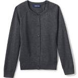 Lands' End School Uniform Girls Cotton Modal Cardigan Sweater