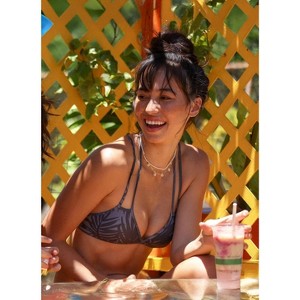Sporti x Stef Corgel Isla Palm Shadow Strappy Bikini Top - 1 of 4