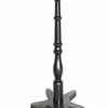 SEVOBAL End Tables Round Wooden Pedestal Side Table with Elegant Connectors for Living Room Bedroom , Black, 22.44"*22.44"*4.92" - 3 of 4