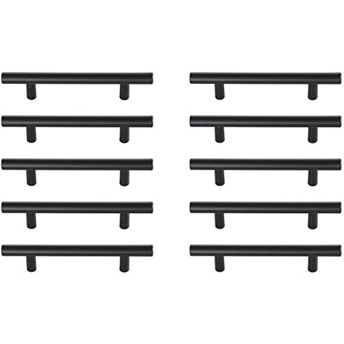 Elegant Lighting Quinn 4Inch Center to Center Matte Black Bar Pull Multipack (set of 10) - image 1 of 4