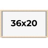 PosterPalooza | Classic Modern Yellow Picture Frame - UV Acrylic, Backing Board, Hanging Hardware Included - 2 of 4