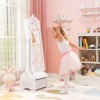 Infans Kids Jewelry Cabinet w/Full-Length Mirror Drawer 2 Adjustable Tilt Angles - 3 of 4