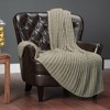 Chanasya Chunky Knit Acrylic Throw Blanket - 4 of 4