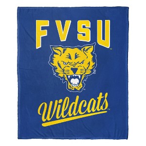 50" x 60" NCAA Fort Valley State Wildcats Alumni Silk Touch Throw Blanket - 1 of 4