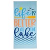 Moda at Home 'Life is Better at the Lake' Velour Beach Towel - 2 of 4