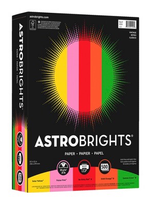 Astrobrights Colored Paper, 8-1/2 X 11 Inches, Assorted Vintage Colors ...