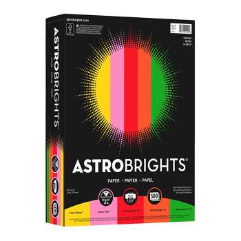 Astrobrights 8.5 X 11 Printer & Copy Paper, 300 Sheets, 28lb - Astro White  : Target
