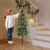 Karl Home 5ft Green PVC Christmas Tree with 100 Lights - 2 of 4