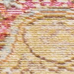 deep rose/ivory