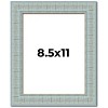 PosterPalooza | Photo Size Refined Blue Picture Frame - UV Acrylic, Foam Board Backing, Hanging Hardware - 2 of 4