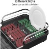 Attop Dish Drying Rack, Expandable Dish Rack for Kitchen Counter, Stainless Steel Dish Drainer with Drainboard Set - 4 of 4